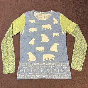 Sundance~Polar Bear Tee Cotton/polyester SM